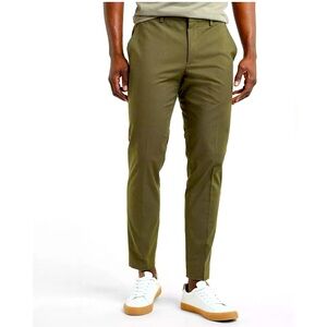 Express Olive Green Regular Fit Dress Pants Men’s 4R